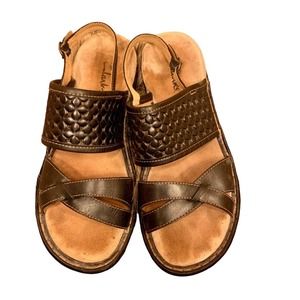 Clarks black sandals